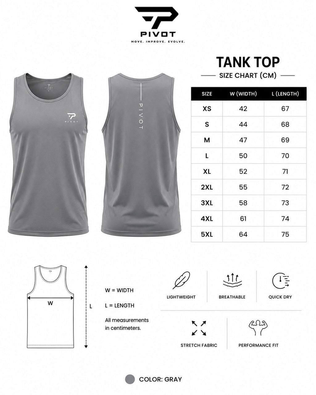 Pivot Dri-Fit Tank Top – Sleeveless