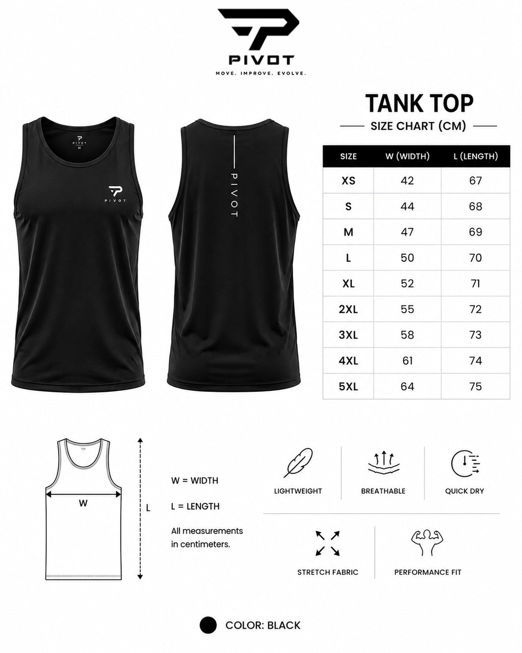 Pivot Dri-Fit Tank Top – Sleeveless